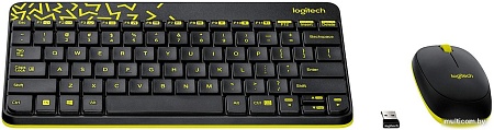 Офисный набор Logitech MK240 Nano 920-008198 (черный)