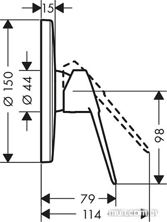 Смеситель Hansgrohe Novus Loop 71365000