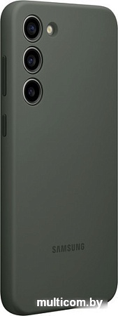 Чехол для телефона Samsung Silicone Case S23+ (хаки)