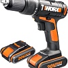 Дрель-шуруповерт Worx WX371.1 (с 2-мя АКБ, кейс)