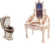 Мебель для кукольного домика Большой слон Туалетная комната для больших кукол до 30 см М-009