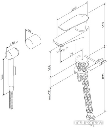 Смеситель AM.PM Gem F90A03000