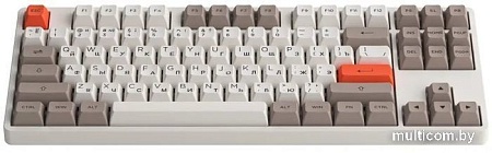 Клавиатура Akko 5087B Plus White (Akko Cream Yellow V3)
