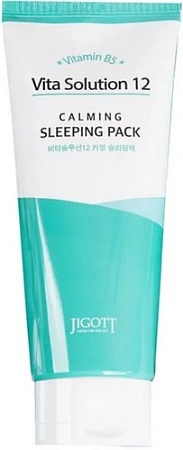 Jigott Маска для лица кремовая Vita Solution 12 Calming Sleeping Pack 180 мл