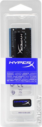 Оперативная память Kingston HyperX Impact 8GB DDR4 SODIMM PC4-19200 [HX424S14IB2/8]