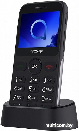 Мобильный телефон Alcatel 2019G (серебристый)