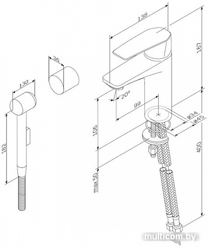 Смеситель AM.PM Gem F90A03000