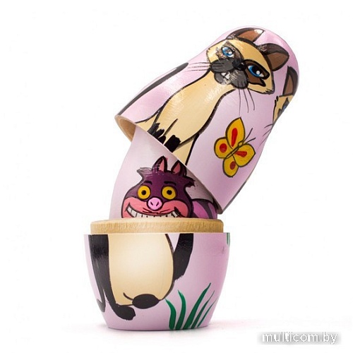 Развивающая игра Брестская Матрешка С кошками Диснея (набор 5 шт)