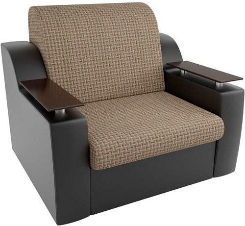 Кресло Лига диванов Сенатор 100699 80 см (коричневый/черный)