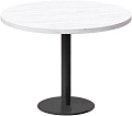 Кухонный стол Millwood Лофт Хельсинки 5 Л D1000x750 (дуб белый Craft-металл черный)
