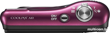 Фотоаппарат Nikon Coolpix A10 (фиолетовый с графикой)