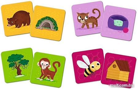 Развивающая игрушка Trefl Мой первый мем. Животные и их дом 02333 (36 эл)