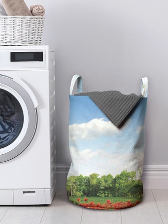 Корзина JoyArty Маковое поле gaba_11902