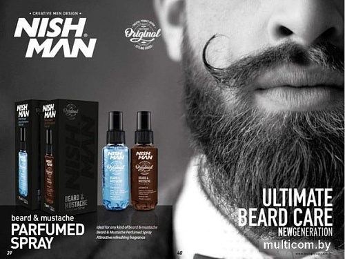 Nishman Парфюм Масло для бороды Adonis beard&mustache 75 мл