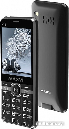 Мобильный телефон Maxvi P15 (черный)
