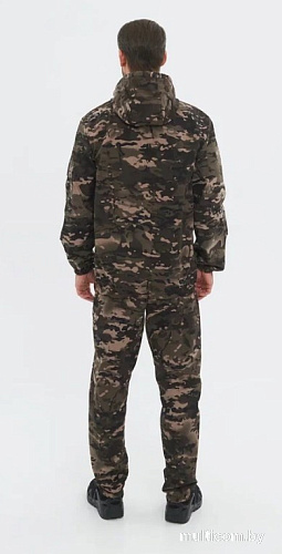 Костюм Huntsman Стрелок летний Сорочка смесовая Черный мультикам (р-р 56-58/182-188)