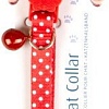 Ошейник Duvo Plus Белые точки 11166/red (красный)