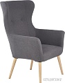 Стул-кресло Halmar Cotto (темно-серый)
