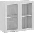 Шкаф навесной Трия Весна 1В8С (белый глянец)