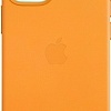 Чехол Apple MagSafe Leather Case для iPhone 12 mini (золотой апельсин)