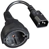 Адаптер CyberPower IEC C13 - Schuko (черный)