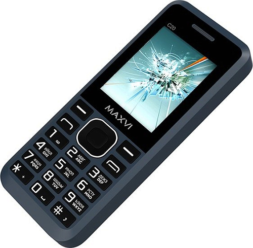 Мобильный телефон Maxvi C20 (маренго)