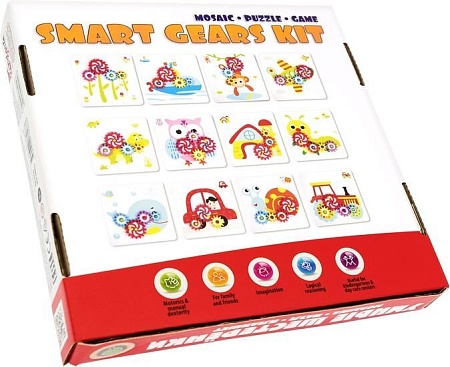 Мозаика/пазл Анданте Бизиборд. Умные шестеренки RDI-D083а
