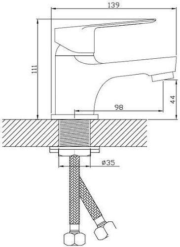 Смеситель Diadonna D80-110119