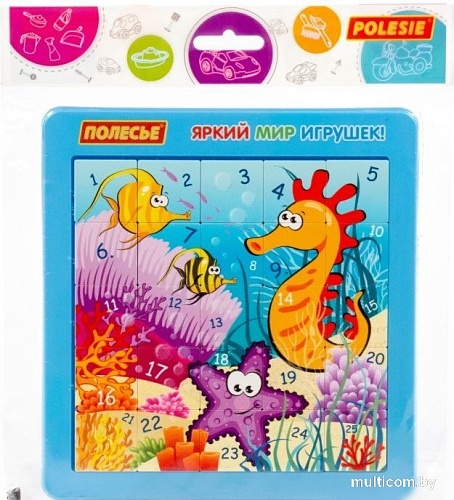 Развивающая игра Полесье Морские обитатели №4 25108