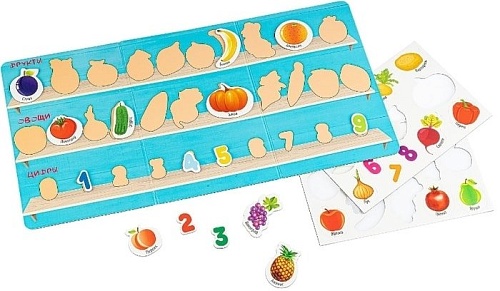 Развивающая игра Bondibon Разложи по полкам ВВ4829