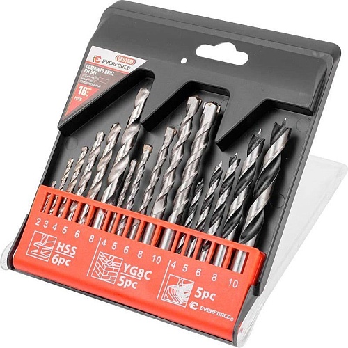 Набор сверл Everforce EF-DBS16M (60677)