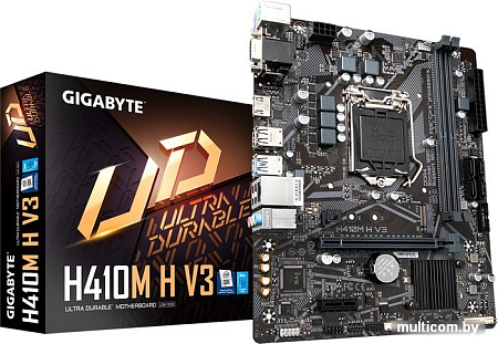 Материнская плата Gigabyte H410M H V3 (rev. 1.1/1.3)