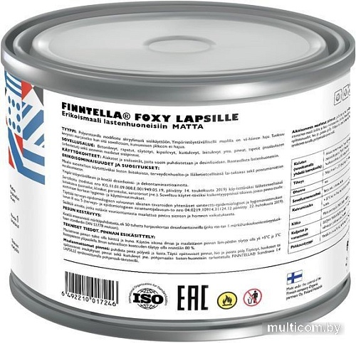 Краска Finntella Foxy Lapselli Matte Lahde F-50-1-1-FL228 0.9 л (бежевый)