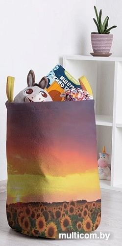 Корзина JoyArty Вечерние подсолнухи toba_9863