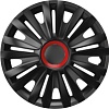 Набор колпаков на диски Versaco Royal R15 RR 15&amp;quot; 15ROYALRRB (4 шт, черный/красный)