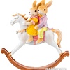 Статуэтка Elan Gallery Кролики на лошадке-качалке 210141