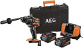 Ударная дрель-шуруповерт AEG Powertools BSB 18BL LI-602C 4935464100 (с 2-мя АКБ 6 Ач, кейс)