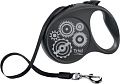 Поводок-рулетка Triol Flexi Joy Motor S 11101013 (черный/серый)