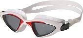 Очки для плавания Indigo Neon GS20-1 (белый/красный)