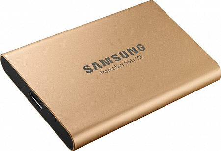 Внешний накопитель Samsung T5 1TB (розовое золото)