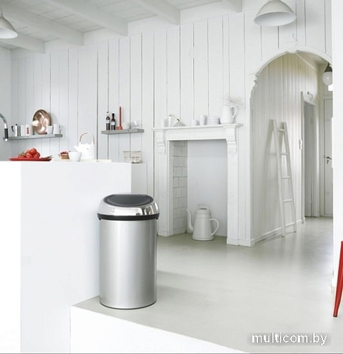 Brabantia Touch Bin 60 л (серый металлик/стальной)