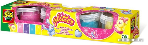 Набор для лепки SES Creative С блестками 00466