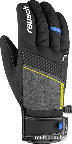 Перчатки Reusch Luca R-Tex XT 6101251-7623 (р-р 10.5, black melange/safety yellow/brilliant)