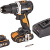 Дрель-шуруповерт Worx WX102 (с 2-мя АКБ, кейс)