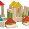Конструктор/игрушка-конструктор Plan Toys 40 цветных блоков 5513