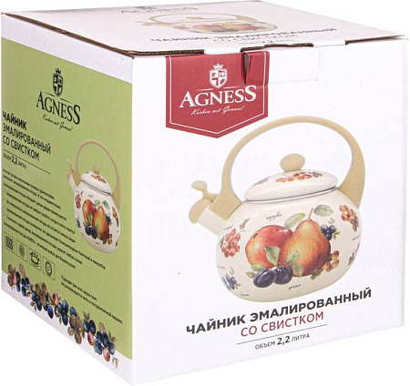 Чайник со свистком Agness Секретные ингредиенты 934-424