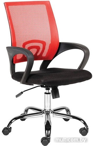 Кресло Norden Спринг хром AB08-AC01 (красный/черный)