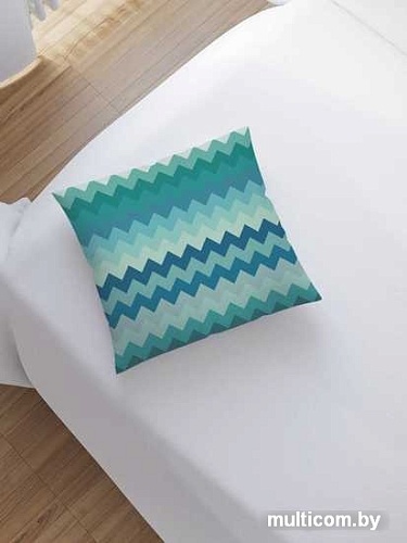 Чехол на подушку JoyArty Зигзаги прохлады sl_11609