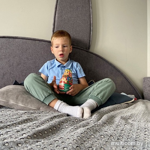 Развивающая игра Брестская Матрешка Девушка с ромашками и васильками в белорусском костюме (набор 7)