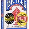 Карточная игра Bicycle Stripper Deck 1014830 (красный/голубой)